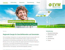 Tablet Screenshot of evw.de